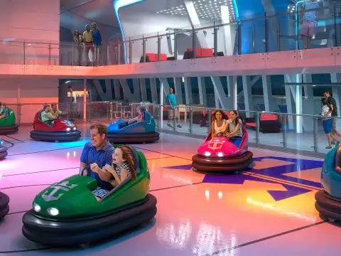 Bumper Cars at Sea; Courtesy of Royal Caribbean International