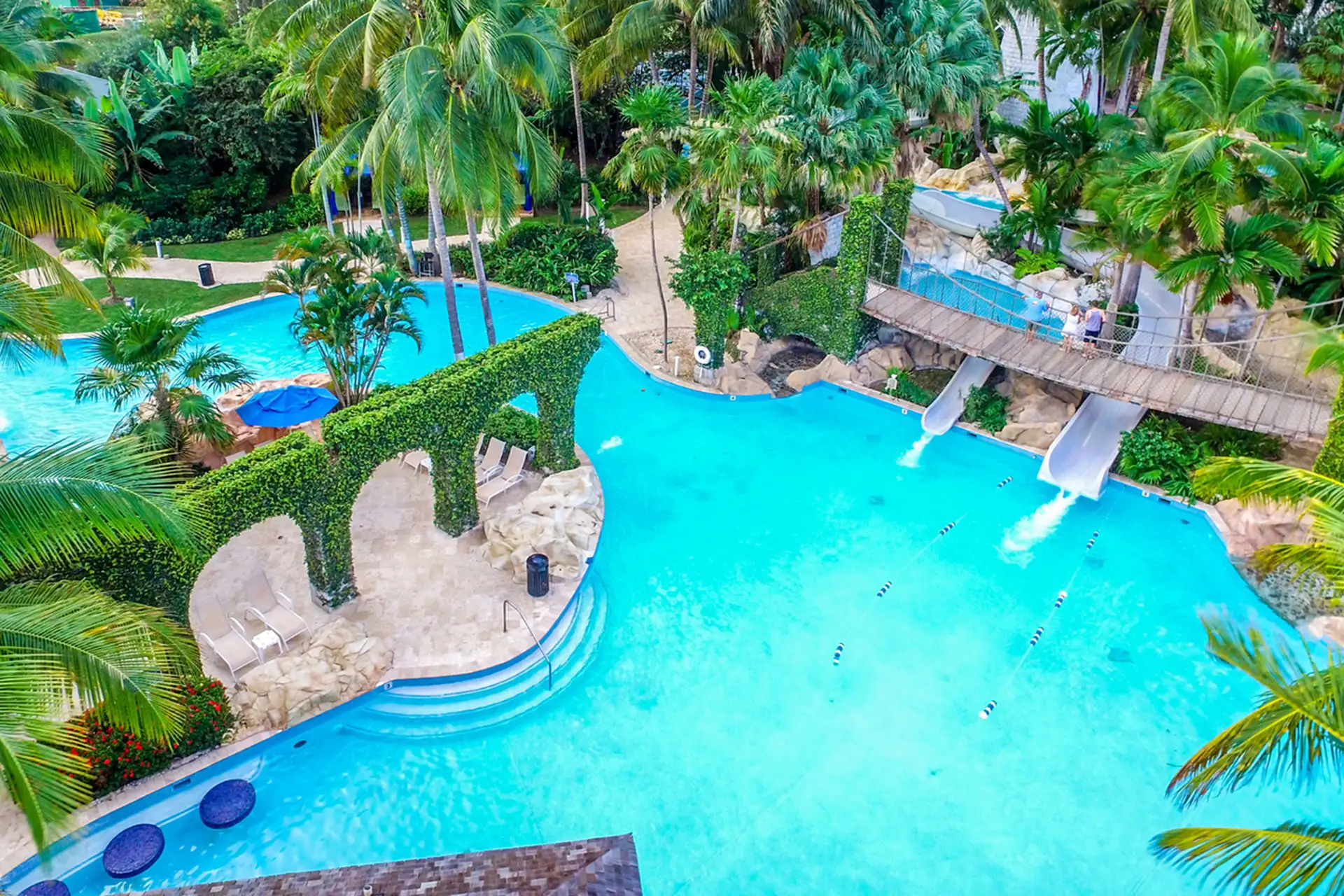 Water Park at Hilton Rose Hall Resort & Spa; Courtesy of Hilton Rose Hall Resort & Spa