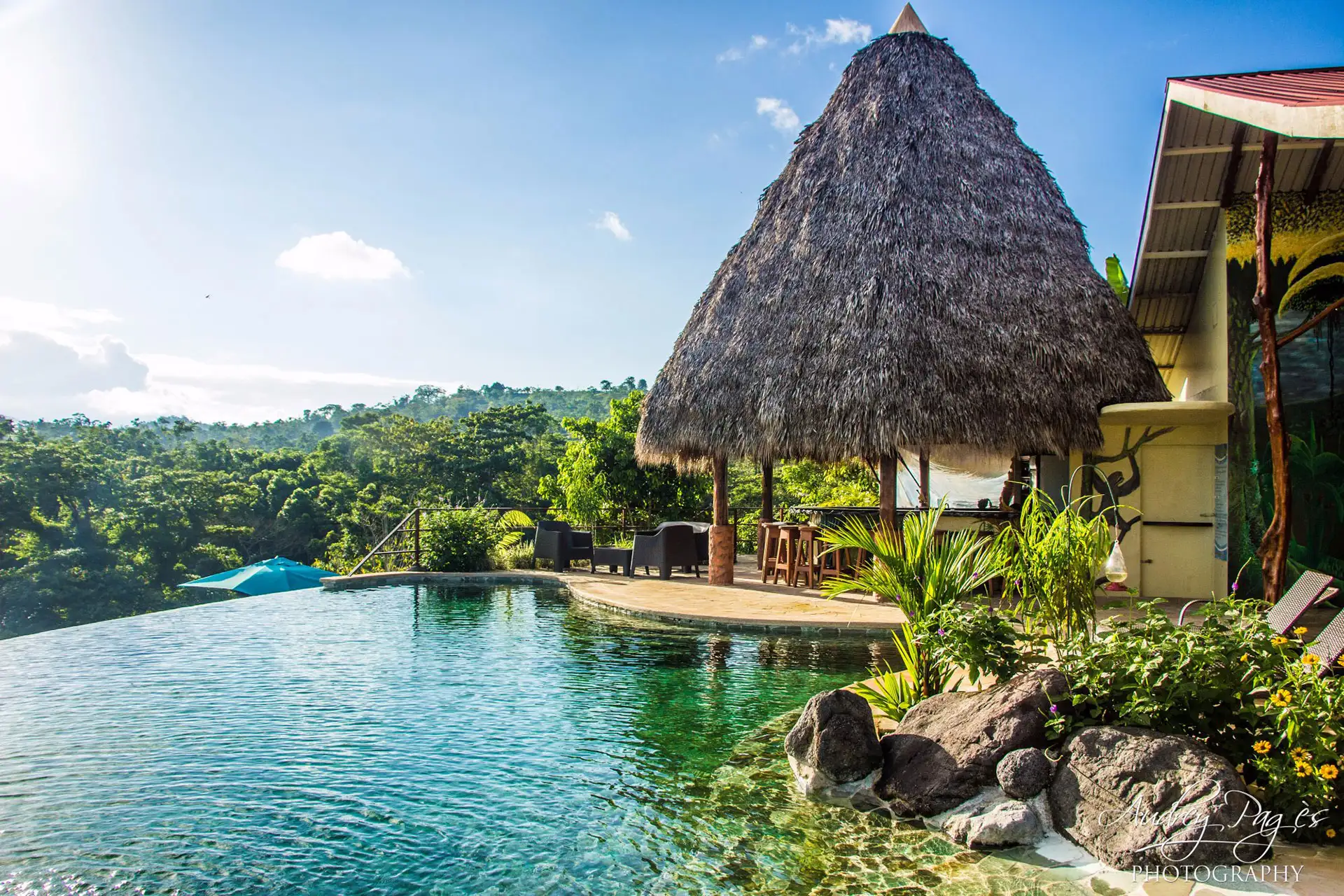Pool at Leaves and Lizards Arenal Volcano Cabin Retreat in Costa Rica; Courtesy of Leaves and Lizards Arenal Volcano Cabin Retreat