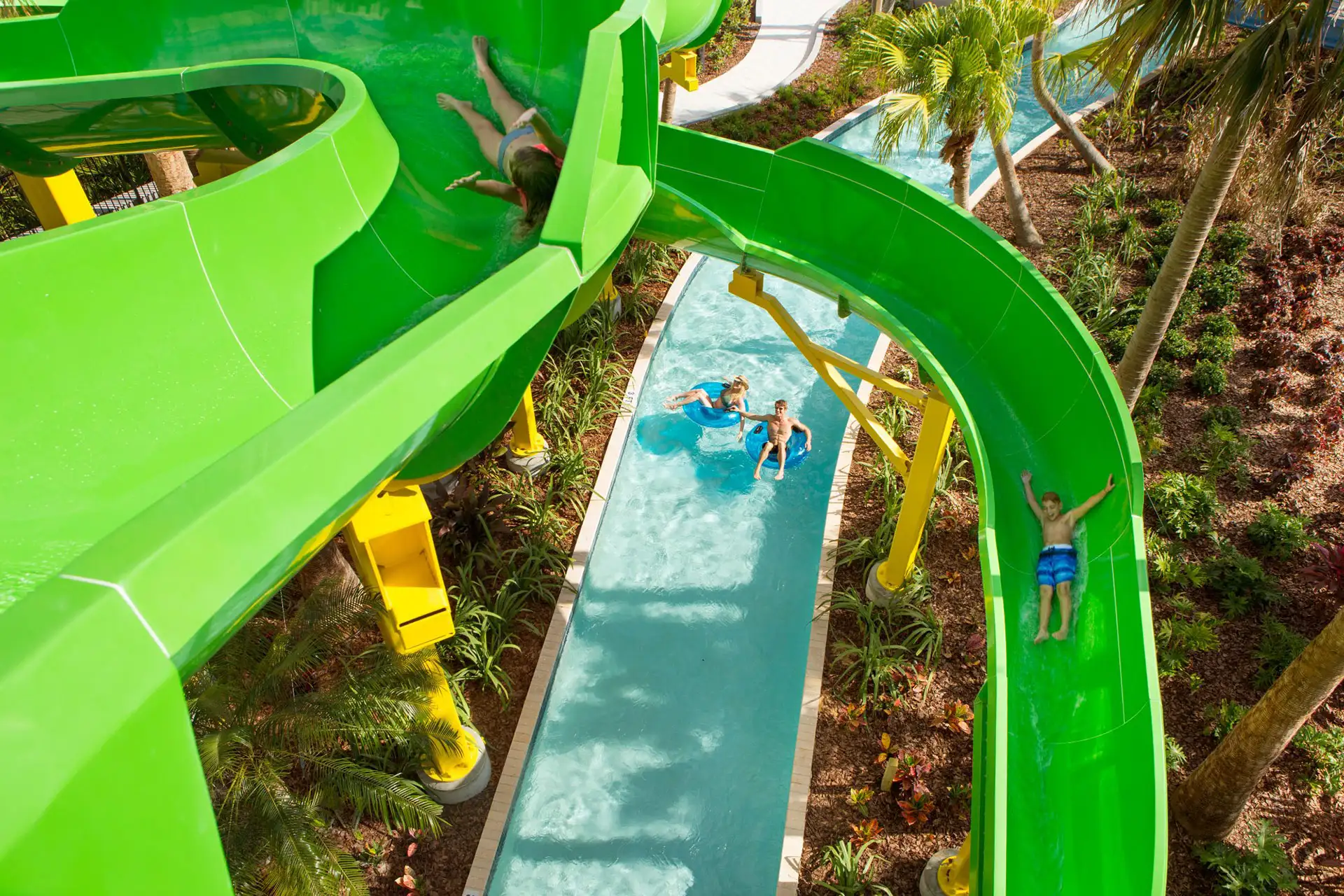Waterslides at The Grove Resort Orlando