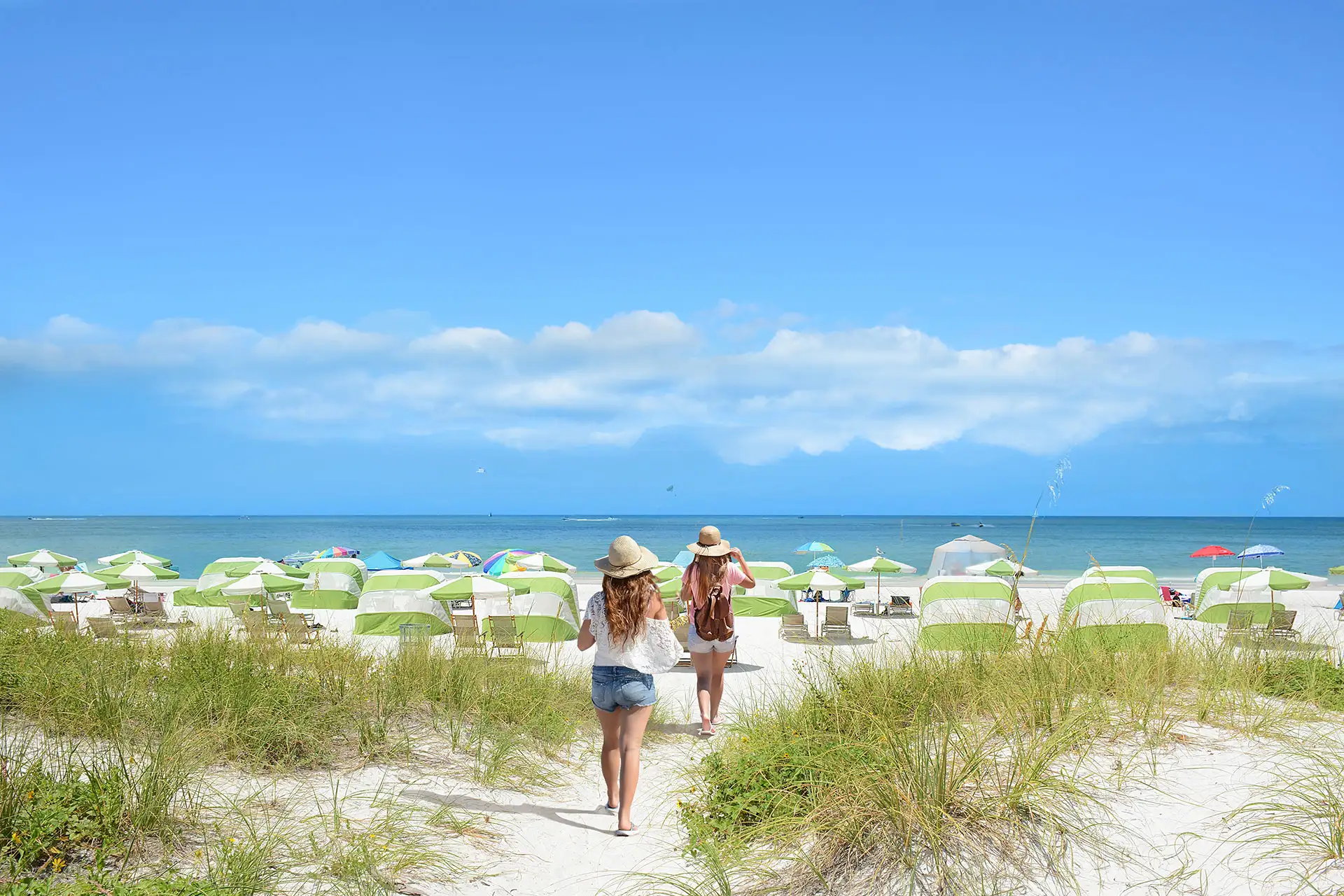 Young Girls in Clearwater Beach, Florida