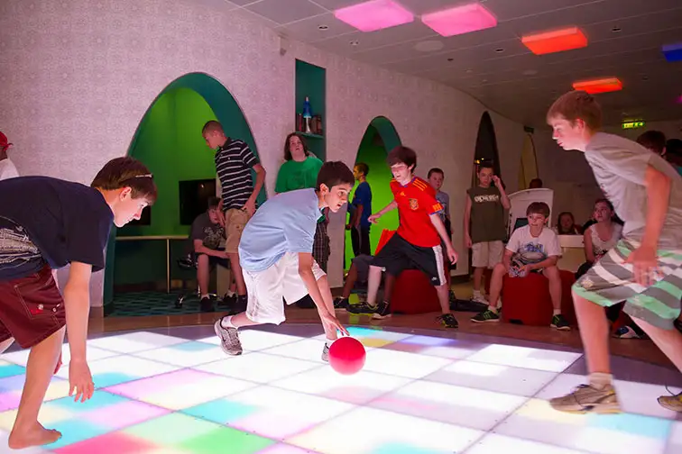Tweens at Club Edge on Disney Cruise Line