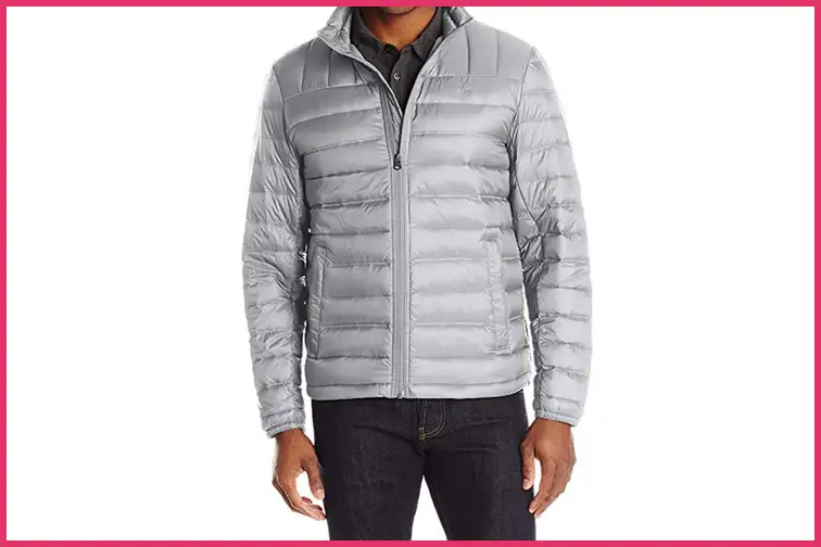Dockers Down Coat and Neck Pillow; Courtesy of Amazon