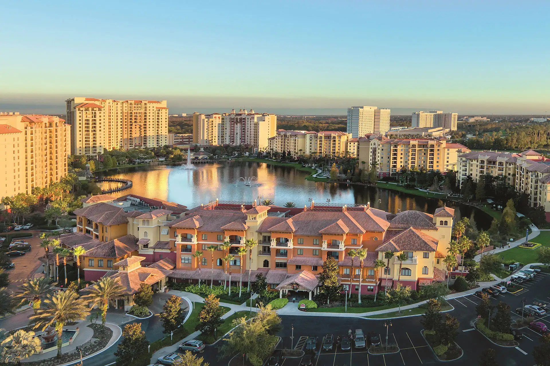 Aerial View of Wyndham Bonnet Creek Resort