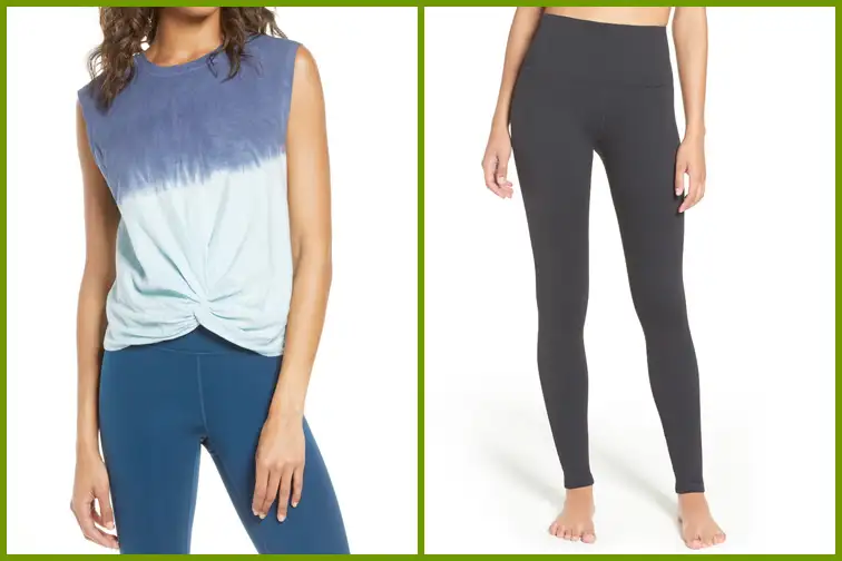 Jeans and a top from Zella brand at Nordstrom